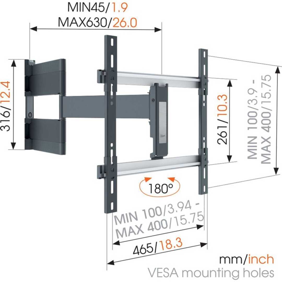 SOPORTE TV VOGEL S THIN 546 40-65 OLED 2 BRAZOS